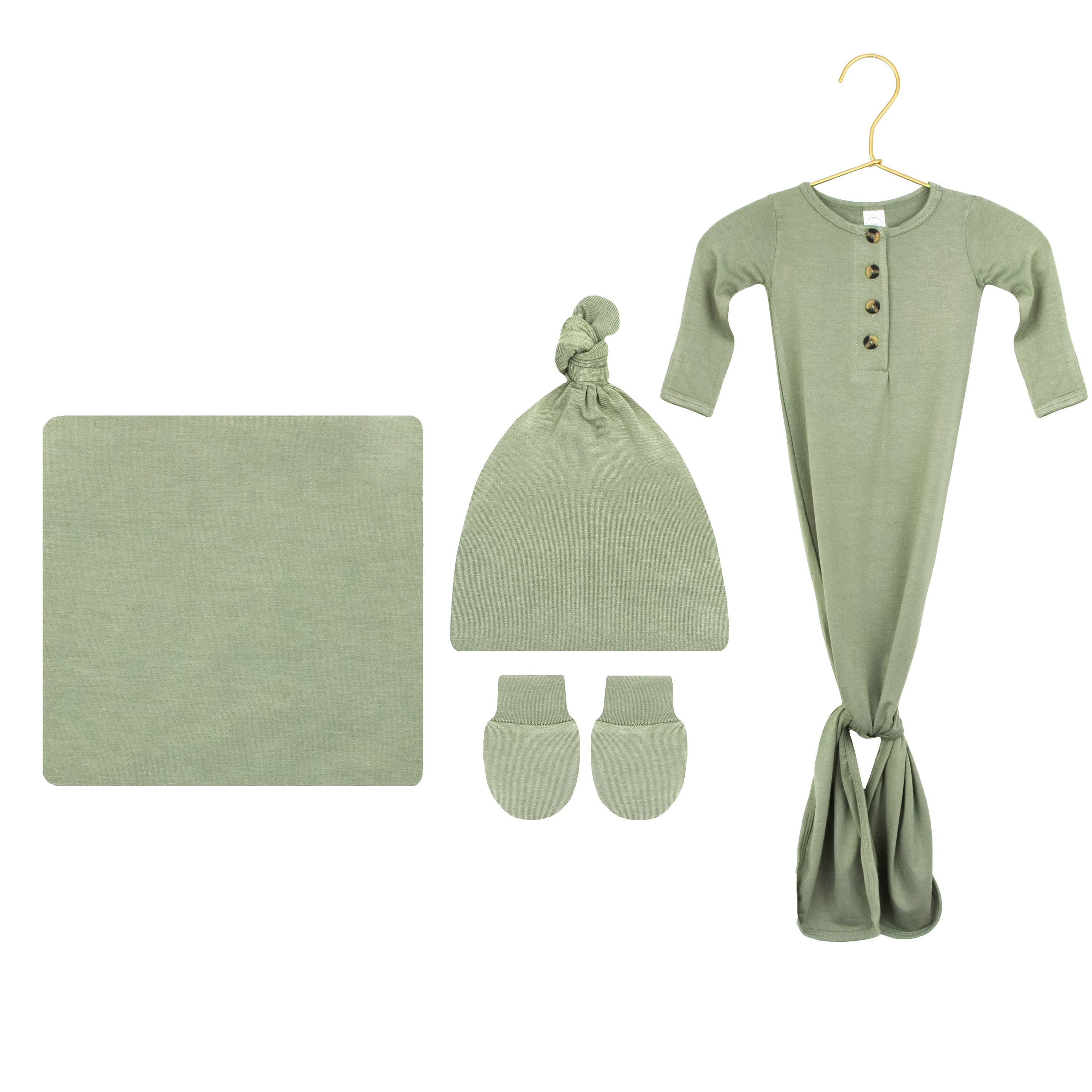 Marley Newborn Hat Bundle (Gown)