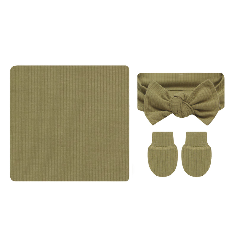 Ollie Ribbed Newborn Headband Bundle