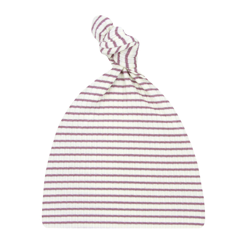 Vivian Ribbed Newborn Hat Bundle (Gown)