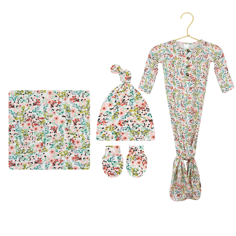 Millie Newborn Hat Bundle (Gown)