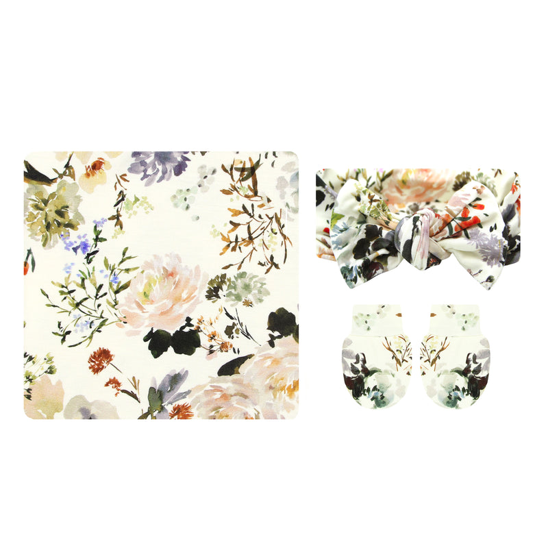 Nellie Newborn Headband Bundle (Gown)