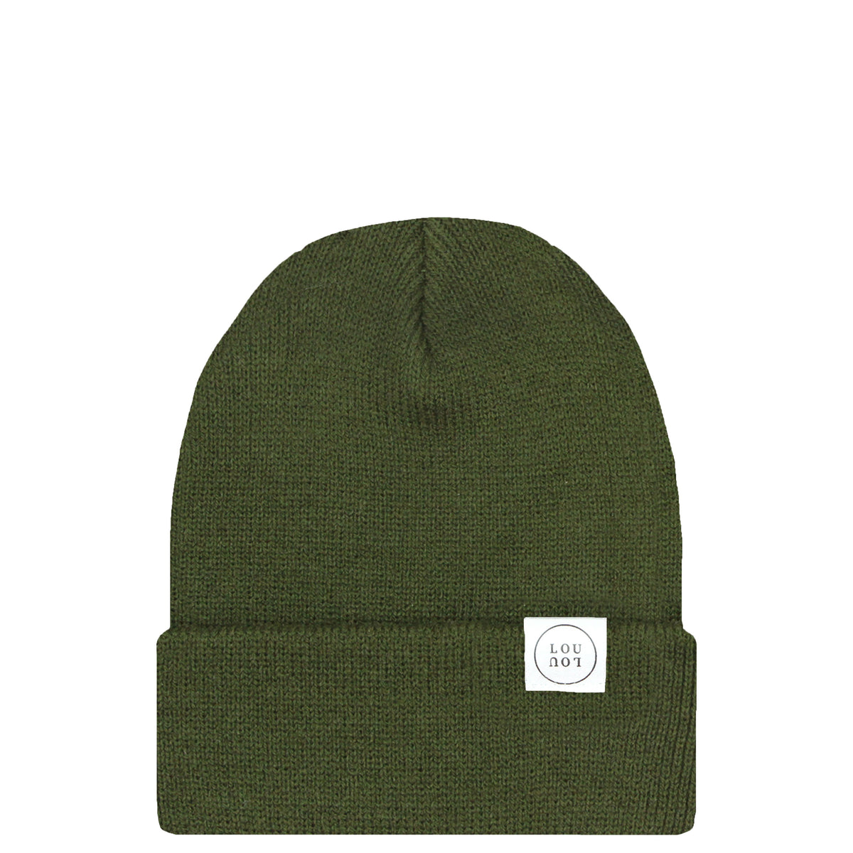 Lucky Brand Olive Green Knit Beanie New With Tags One Size Fits All Green Beanie - Deep Green Olive Cuffed Waffle Knit Snow Hat  main image 3