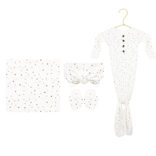Nico Newborn Headband Bundle (Gown)