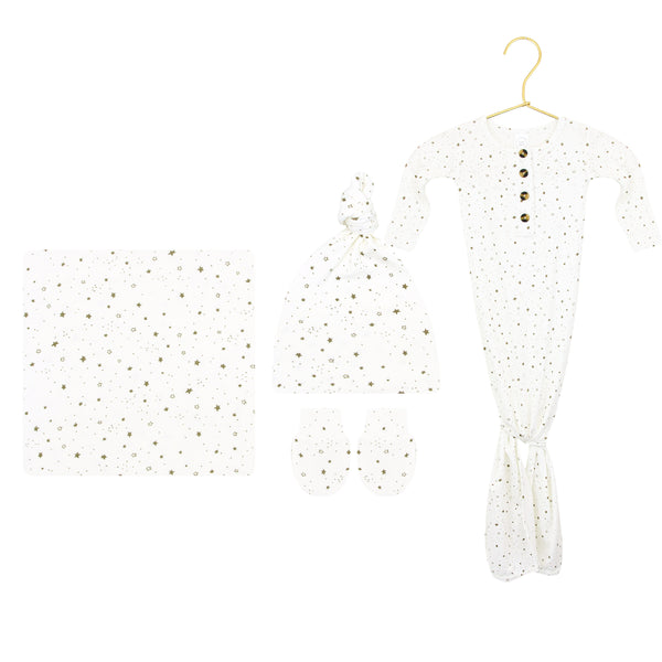 Nico Newborn Hat Bundle (Gown)