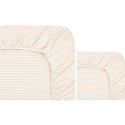 Harper Ribbed Crib Sheet + Changing Pad Cover Pack