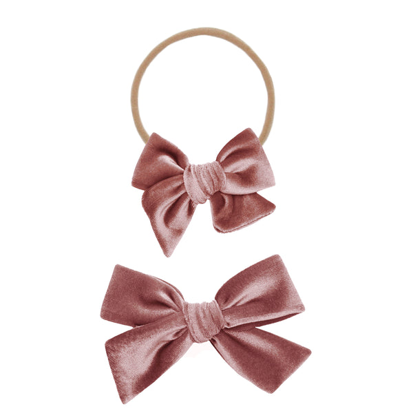 Velvet - Rose Bow