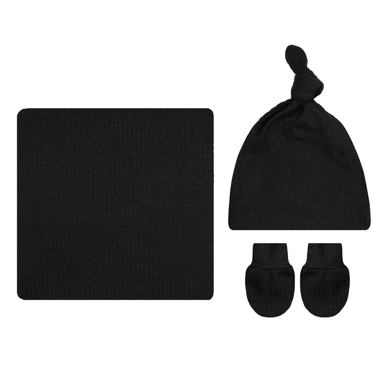 Saylor Ribbed Newborn Hat Bundle (Gown)