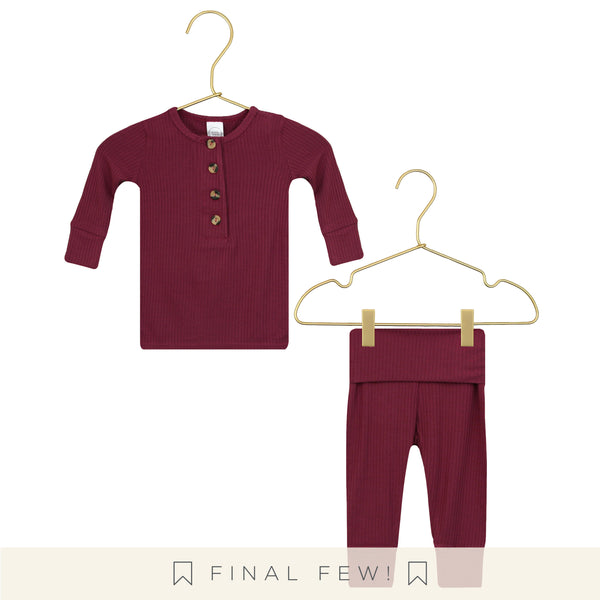 Libby Ribbed Top + Bottoms