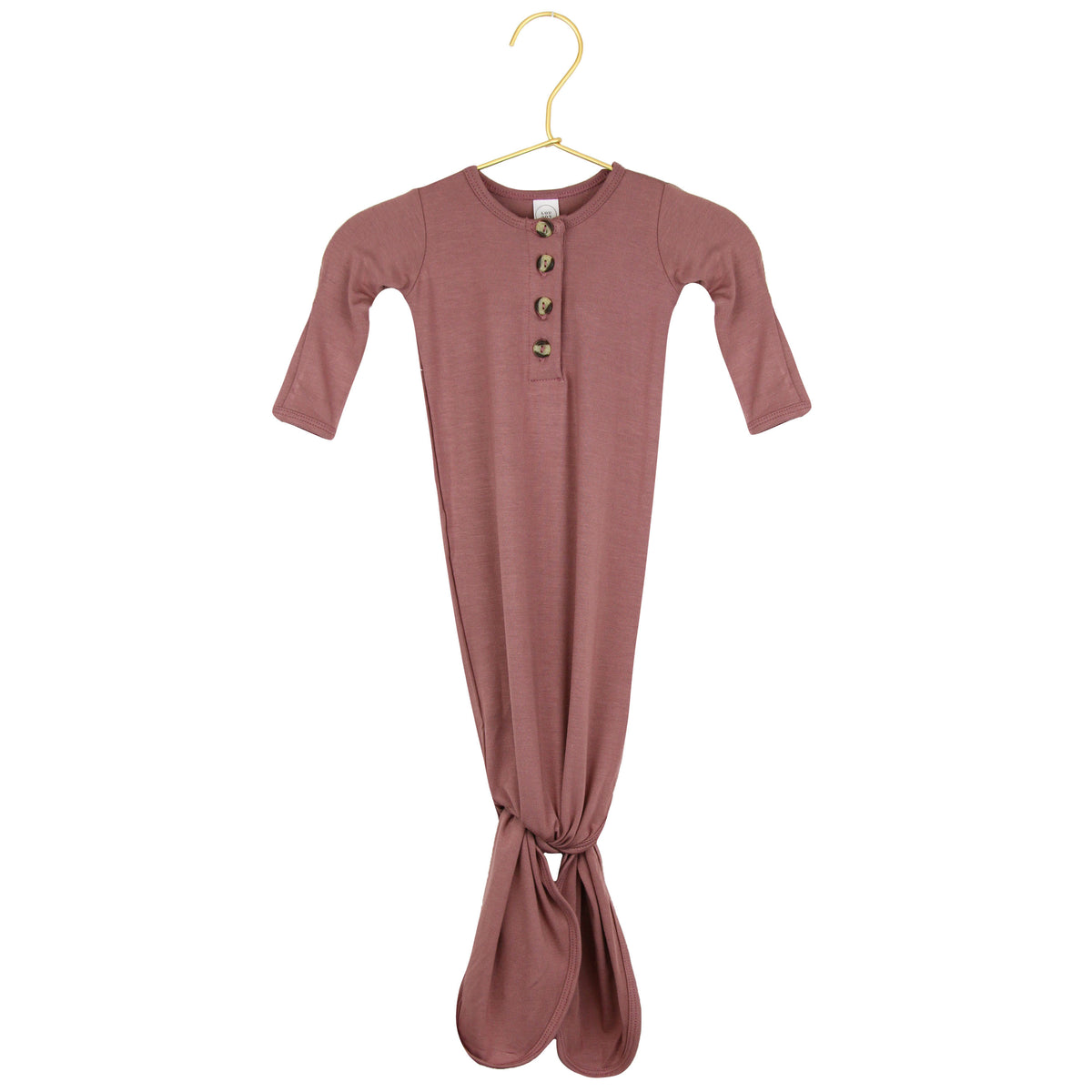 sienna cap sleeve long dress Sienna Knotted Gown Newborn-3 Month