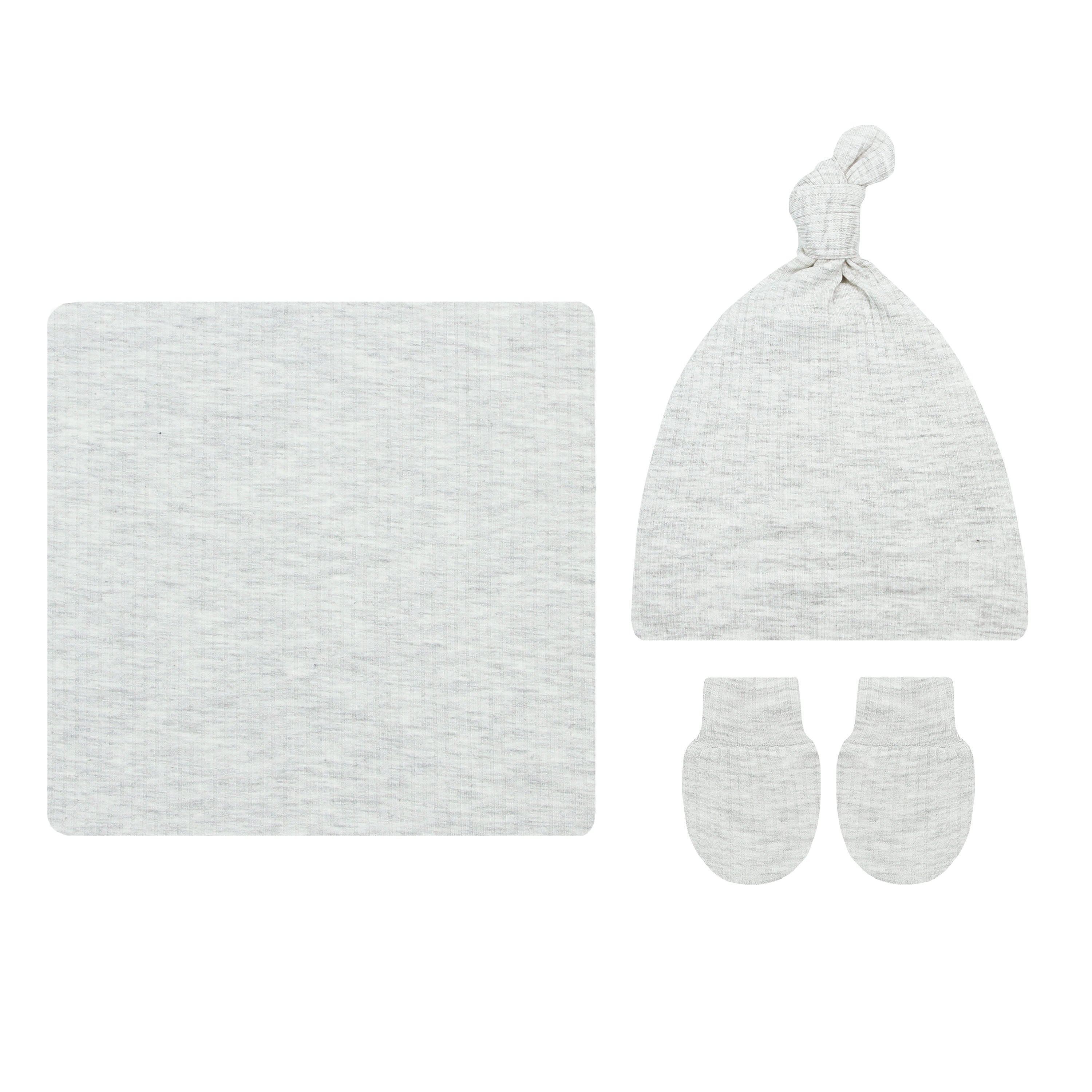 Stevie Ribbed Newborn Hat Bundle
