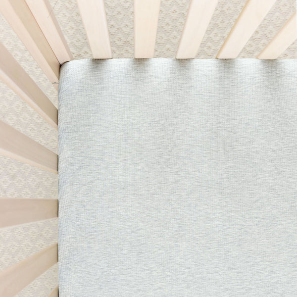 Stevie Ribbed Crib Sheet