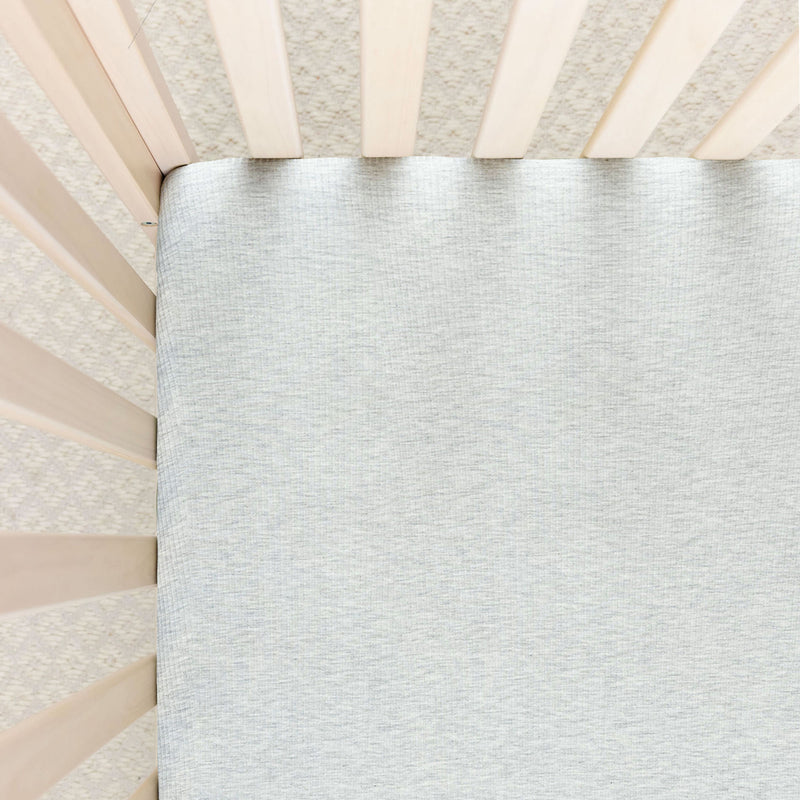 Stevie Ribbed Crib Sheet + Changing Pad Cover Pack