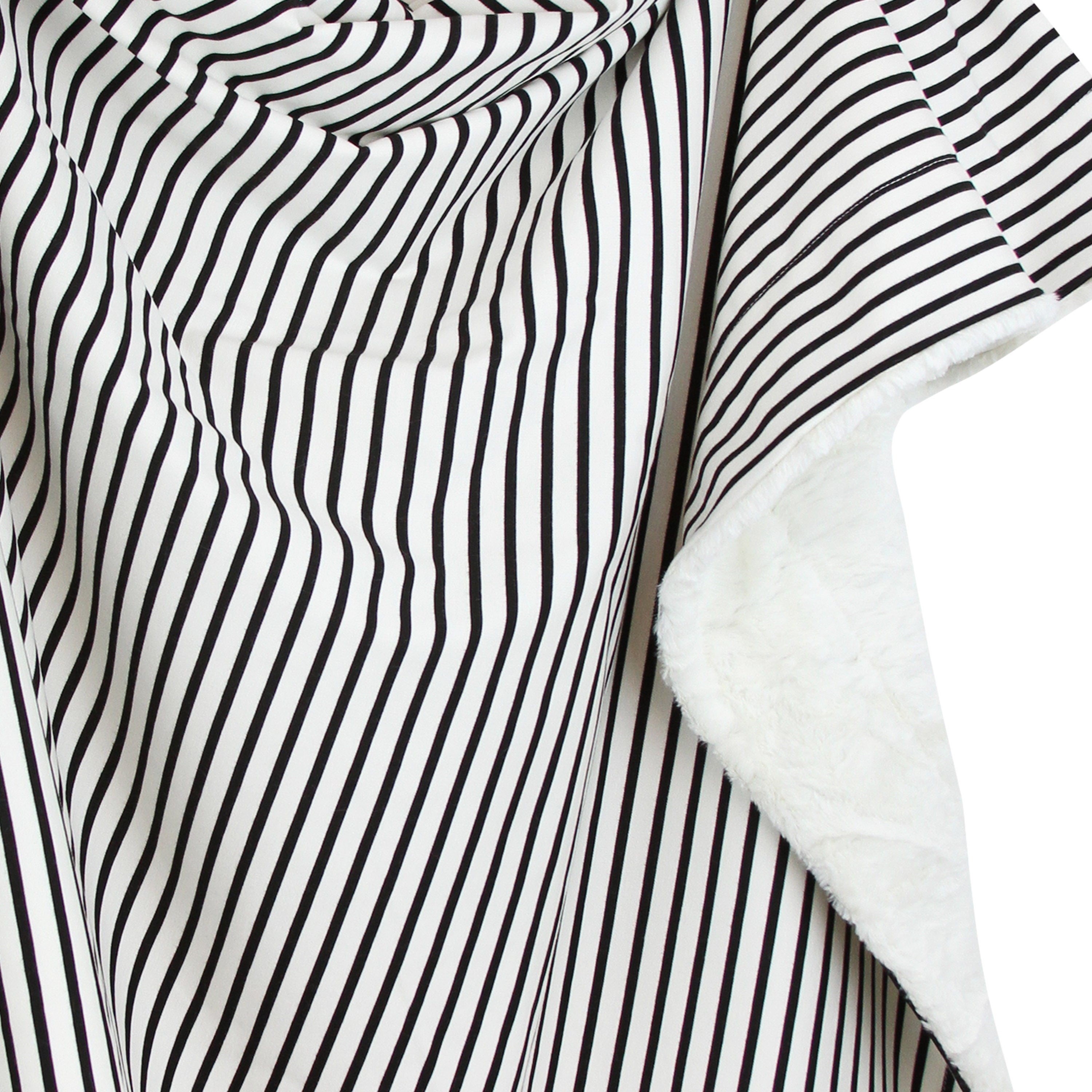Cozy Blanket - Black + White Stripe – Lou Lou & Company