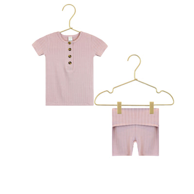 Tessa Ribbed Shortie Set