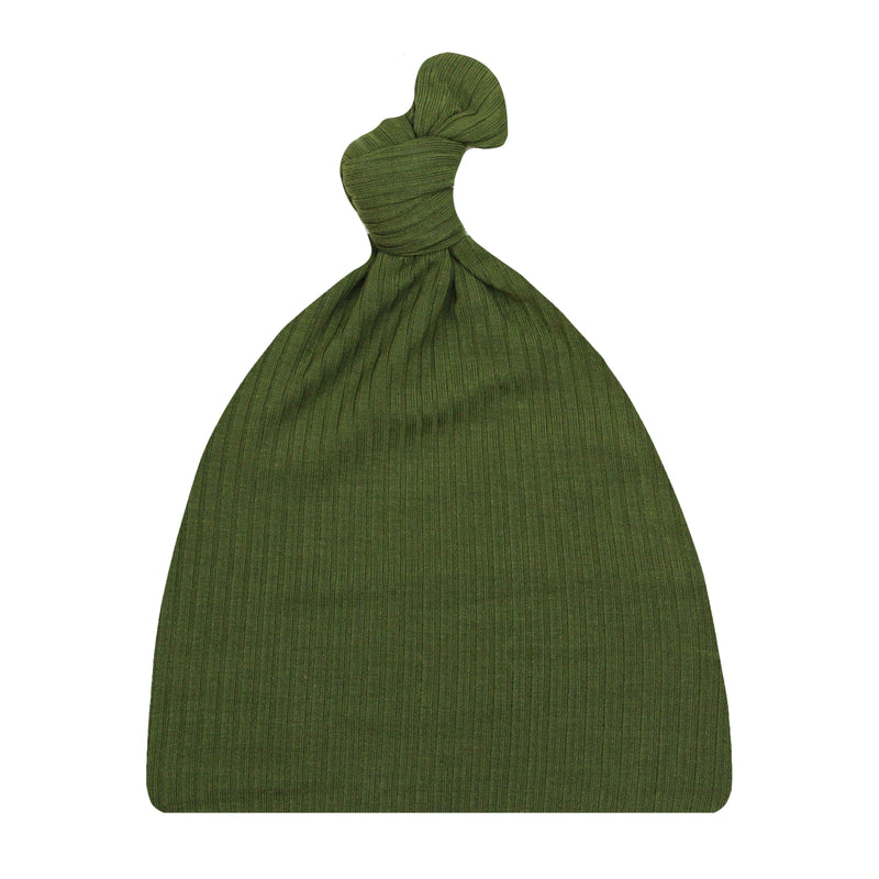 Tristan Ribbed Top Knot Hat