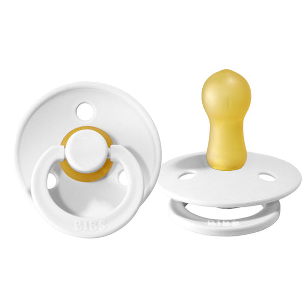 Bibs Pacifier 2 Pack: White