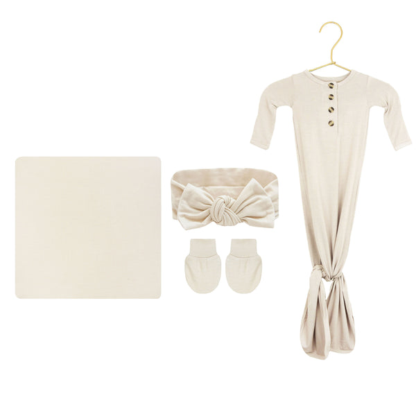 Winnie Newborn Headband Bundle (Gown)