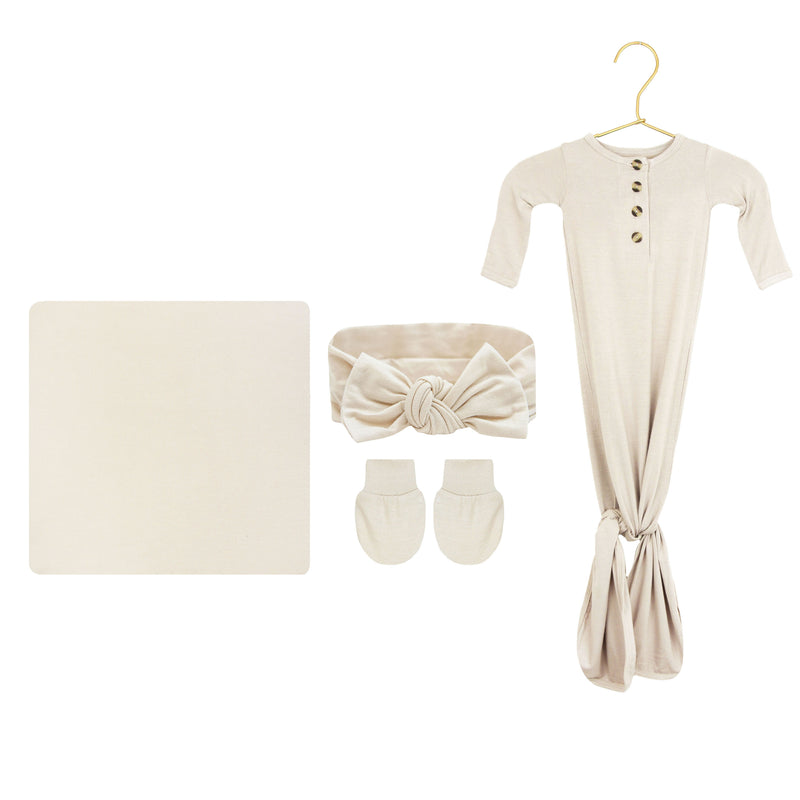 Winnie Newborn Headband Bundle (Gown)
