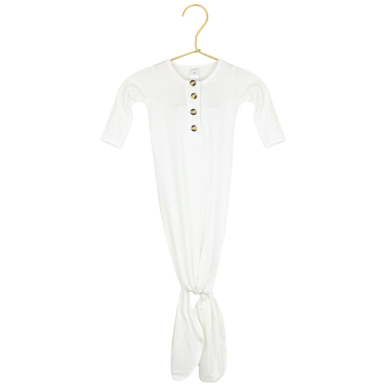 Wren Ribbed Newborn Headband Bundle (Gown)
