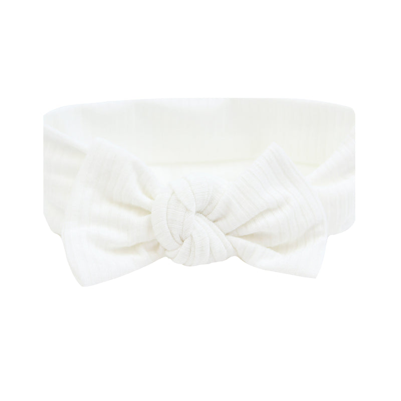 Wren Ribbed Newborn Headband Bundle (Gown)