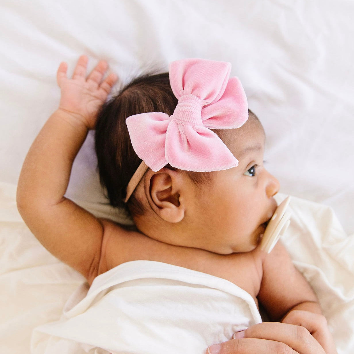 Velvet - Bubblegum Bow Headband