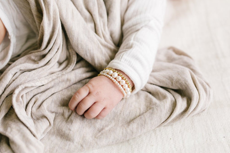 Baby Bracelet: Mini Freshwater Pearl