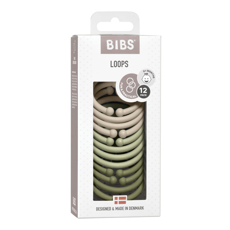 BIBS Loops - Vanilla / Sage / Olive
